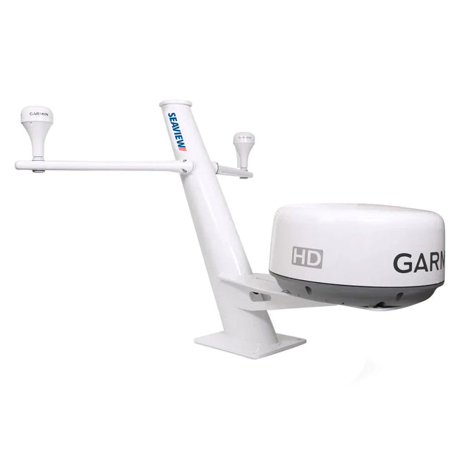Seaview 30" Tapered Closed Dome Aft Leaning Radar Mount w/Removable Spreaders  10x10 Base Plate [PMA100SV2]