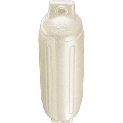 Polyform G-1 Twin Eye Fender 3.5" x 12.8" - Metallic White [G-1 METALLIC WHITE]