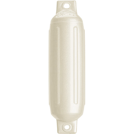 Polyform G-1 Twin Eye Fender 3.5" x 12.8" - Metallic White [G-1 METALLIC WHITE]