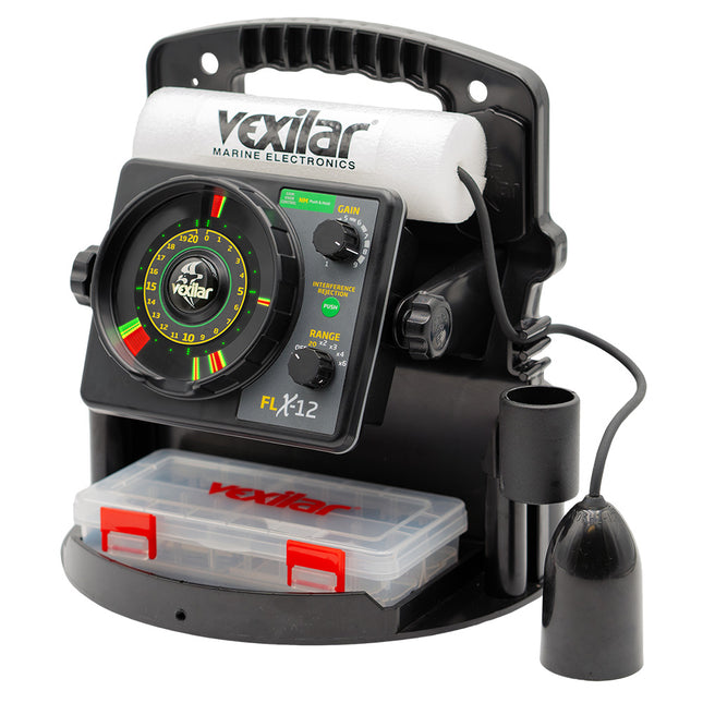 Vexilar FLX-12 Pro Pack II Fishing System w/12 Degree Ice Ducer [PPX1212]