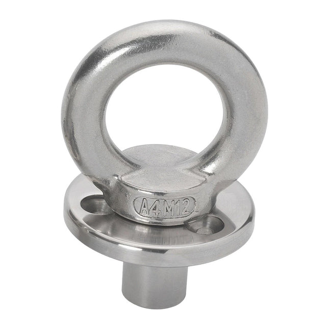 Barton Deck Plate w/Fixing  Eye w/Blanking Plug - M12 Eye [60362]
