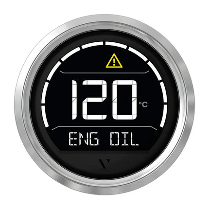 Veratron VL Digital 52 w/Triangular Chrome Bezel [B00205703]