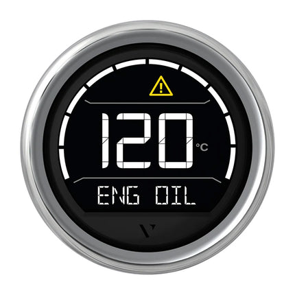 Veratron VL Digital 52 w/Round Chrome Bezel [B00205704]