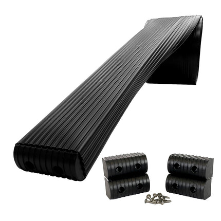 Caliber BunkWrap Kit - Black 16' x 2" x 4" Roll + 4 Caps + HRDW Roll + 4 Endcaps  Stainless Steel Hardware [23050-BK]
