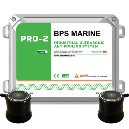 BPS Marine PRO-2 2-Transducer Ultrasonic Antifouling System - 24VDC [24V-PRO-2]