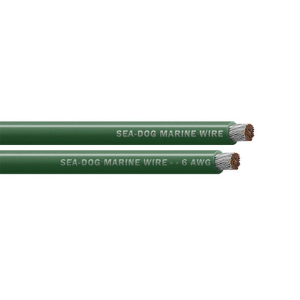 Sea Dog 6 AWG Green Battery Cable - 250' [8006044]