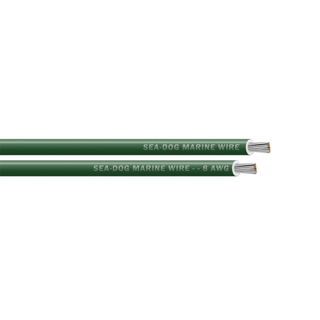 Sea-Dog 8 AWG Green Primary Wire - 1000' [8008049]