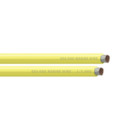 Sea-Dog 1/0 AWG Yellow Battery Cable - 250' [8011035]