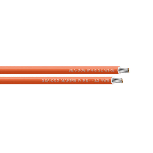 Sea-Dog 12 AWG Orange Primary Wire - 25' [8012080]