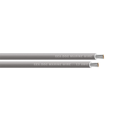 Sea-Dog 12 AWG Grey Primary Wire - 1000' [8012119]