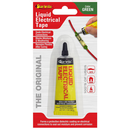 Star brite Liquid Electrical Tape - Green - 1 oz [84156]