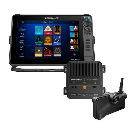 Lowrance HDS PRO 12 w/Preloaded C-MAP DISCOVER OnBoard - No Transducer  ActiveTarget 2 Bundle [000-16662-001]