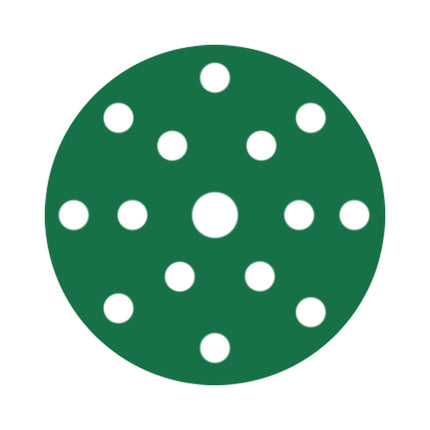 RUPES PROCUT Film Abrasive Discs 150mm (6") - 15 Holes - P1500 Grit *Box of 50pcs [9.45FD1500]