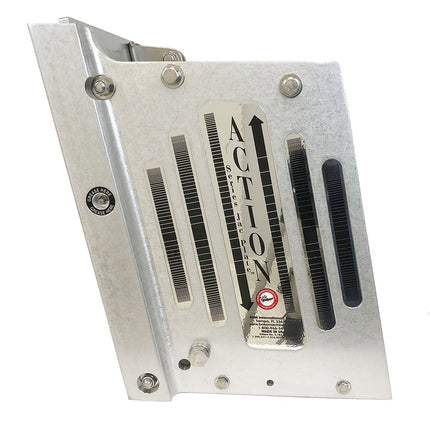 Bob's Machine 10" Setback Action Series Hydraulic Jack Plate - Silver [100-111000-NOPC-NOSPN-NG]