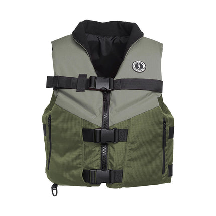 Mustang Accel Foam Vest - Green/Grey - Large [MV4627-833-L]