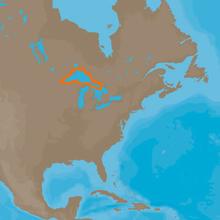 C-MAP 4D NA-D930 Lake Superior [M-NA-D930-MS]