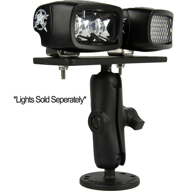 RIGID Industries RAM Bolt Down 3.7" Arm - 6.25" x 2" Plate [40075]