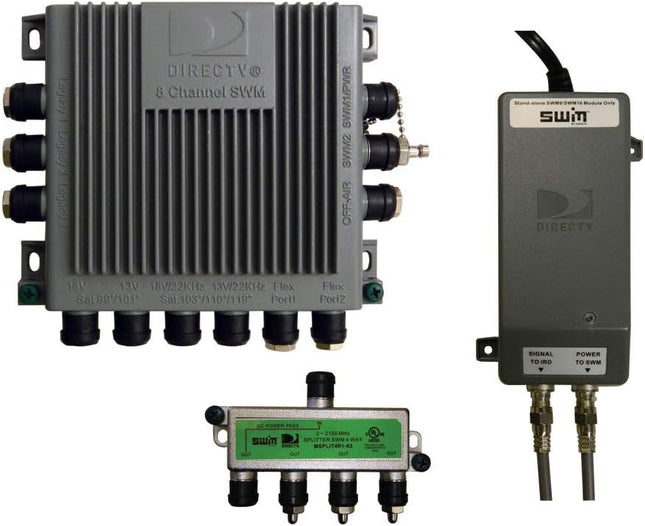 Winegard SWM-D30 Single Wire Multi-Switch Kit DirecTV