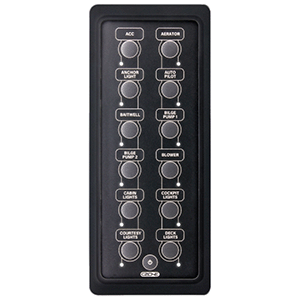 CZone Waterproof Keypad 2X6 Portrait - Black 80-911-0164-00
