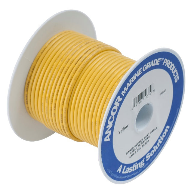 Ancor #4 Yellow 25ft Spool Tinned Cooper