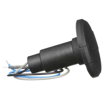 Attwood 910R Series Round Base 3-Pin Black Composite Cover