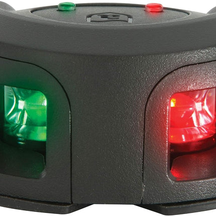 Attwood LightArmor Deck Mount LED Navigation Light 2NM Black Composite Bi-Color