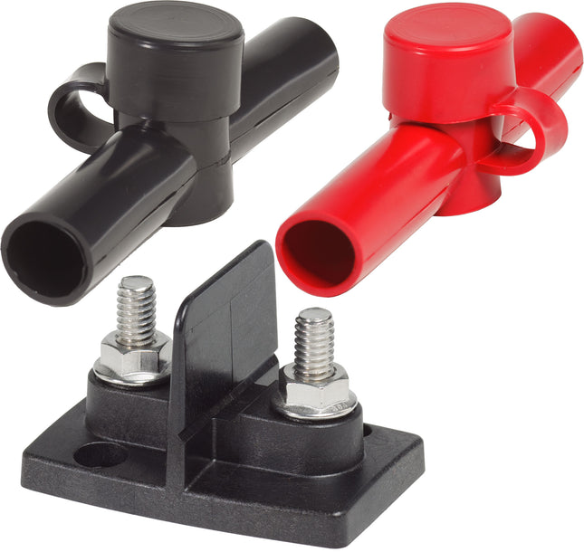 Blue Sea PowerPost Dual 2 x 5/16in Studs w/Insulators