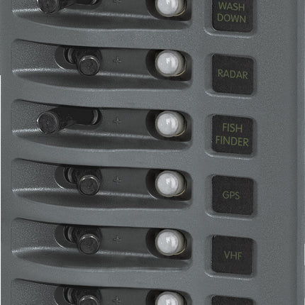 Blue Sea Weather Deck Panel 12v 8 Circuit Breaker Panel