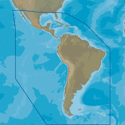 C-MAP Discover microSD South America and Caribbean