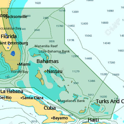 C-MAP M-NA-D943 4D Local Florida And The Bahamas