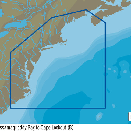 C-MAP NA-M320 Max Wide SD Card Bathymetrics Me - Nc