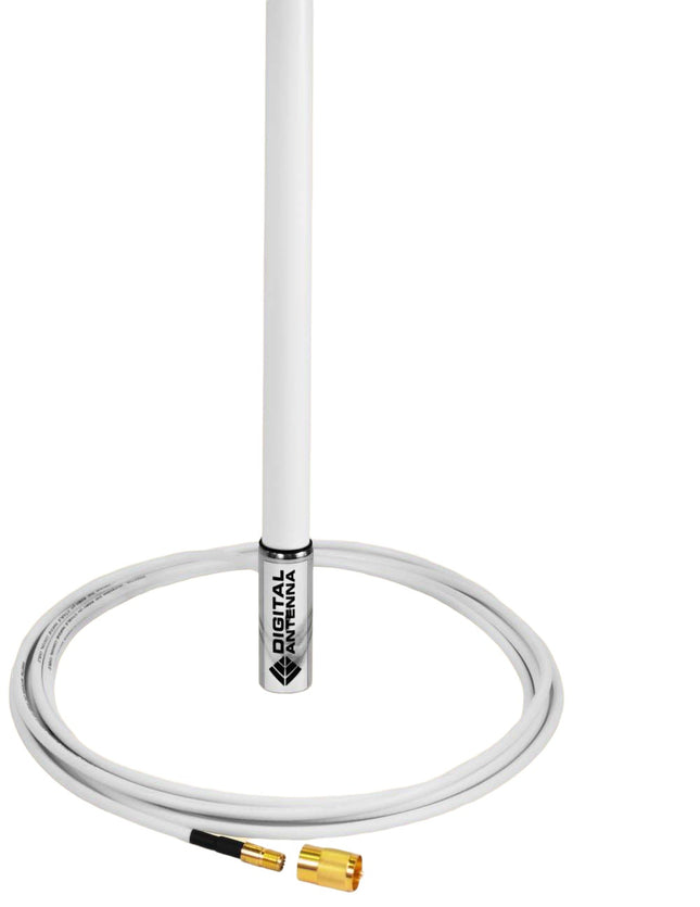 Digital 594-MW-S 4ft  White VHF/ AIS Antenna 4.5dB
