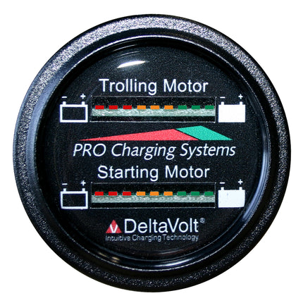 Dual Pro Battery Fuel Gauge For 2 - 12v Systems