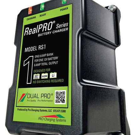 Dual Pro RS1 Battery Charger 1 Bank 6 Amps