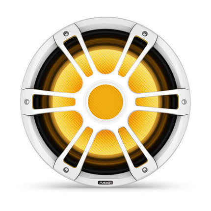 Fusion SG-SL123SPW 12in 600 Watt Sub-Woofer Sports Grill White