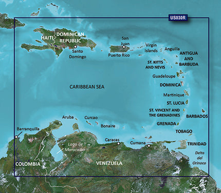 Garmin HXUS030R G3 Micro SD Southeast Caribbean