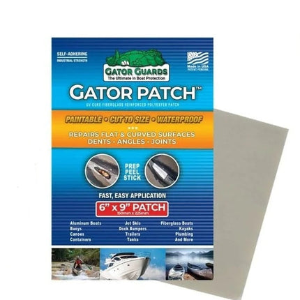 Gator Guard Gator Patch 6in x 9in UV Cured Fiberglass Reinforced Repair Patch