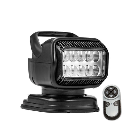 Golight GT Series LED Black Wireless Handheld Remote Portable Magnetic Shoe 12v