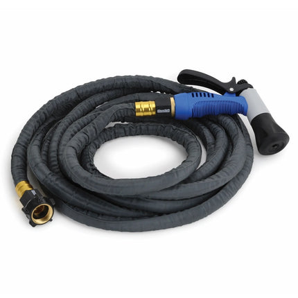 HoseCoil Stainlees Steel Pro 10ft Gray Hose Kit