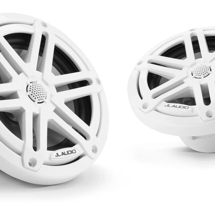 JL Audio M3 6.5in Coaxial Speakers White Sport Grille