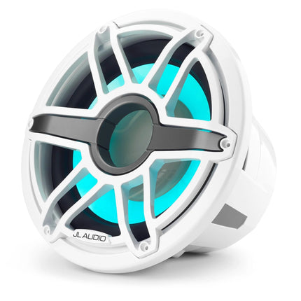 JL Audio M7 12in Subwoofer with White Sport Grille RGB LED