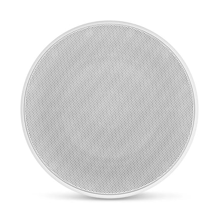 JL Audio M6 8in Subwoofer White LUXe Grille Infinte Baffle