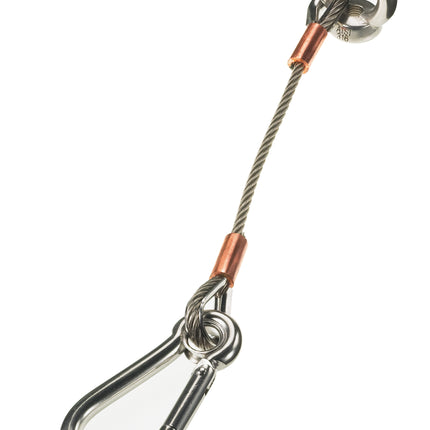 Lewmar 66840027 Anchor Strap 12in 3mm Cable with 6mm Caribiner Clip