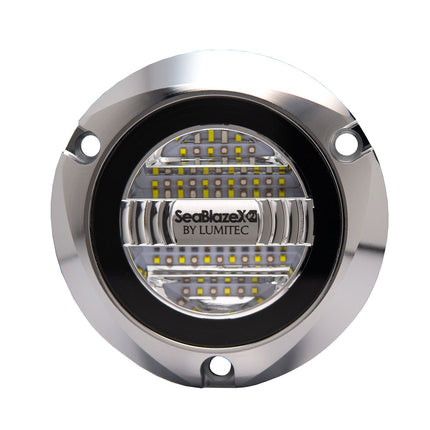 Lumitec Seablaze X2 Spectrum RGBW LED Surface Mount Polished Housing 12/24v