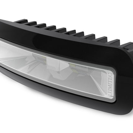 Lumitec Capri3 Flood Light White/Red LEDfts Dimmable Flush Mount Black 12/24v