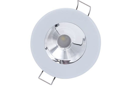 Lumitec Illusion Down Light White LED Non-Dimming White Mirror Reflector 10-30v