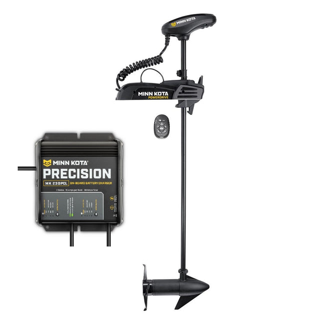 Minn Kota Powerdrive 55 54in with Micro Remote With MK230PCL Charger