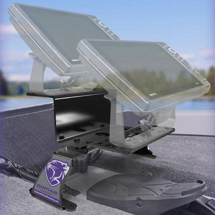 Panther Dual Electronics Deck Mount Bracket and Base