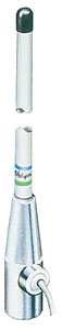Shakespeare 396-1 5ft VHF Ant Chrome Fitting 3DB