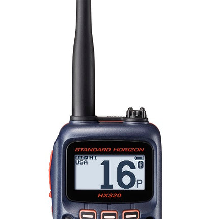 Standard HX320 6W Floating Hand Held VHF